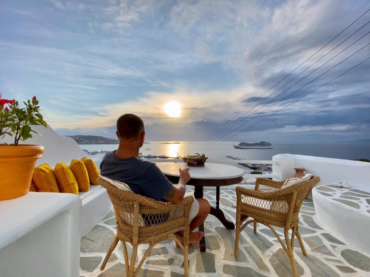 Ferienwohnung Anemones Sea View Mykonos Town Exterior foto